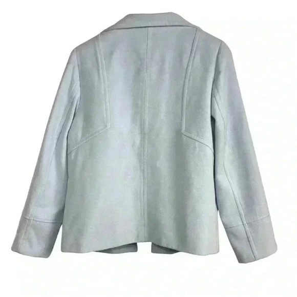 Chico’s Womens Everyday Plush Jacket Baby Blue Size 1 (M/8) Style #570154500 - Picture 3 of 8